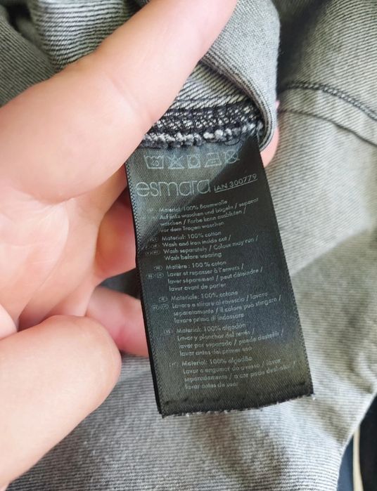 Esmara szara koszula jeansowa damska bawełna 100% napy jety