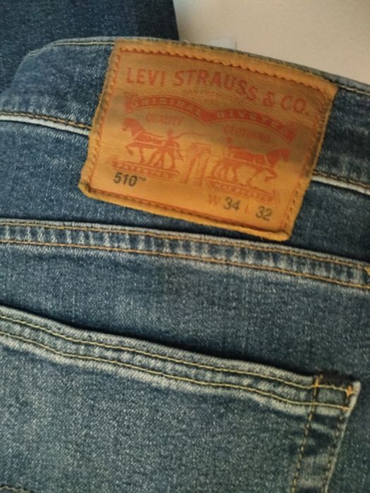Calças Levi's 510 skinny jeans azul W: 34 L: 32