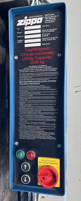 Podnośnik 2 kolumnowy ZIPPO 1531 2,5T