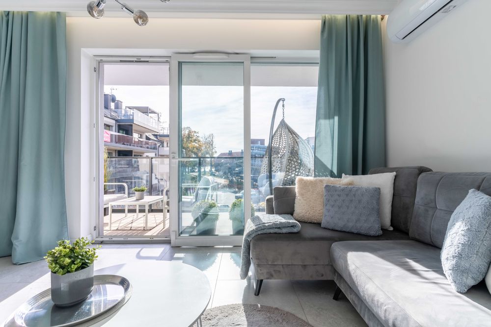 Lake Apart Ostróda - nocleg z widokiem na wodę, Mazury, TV55'+Netflix