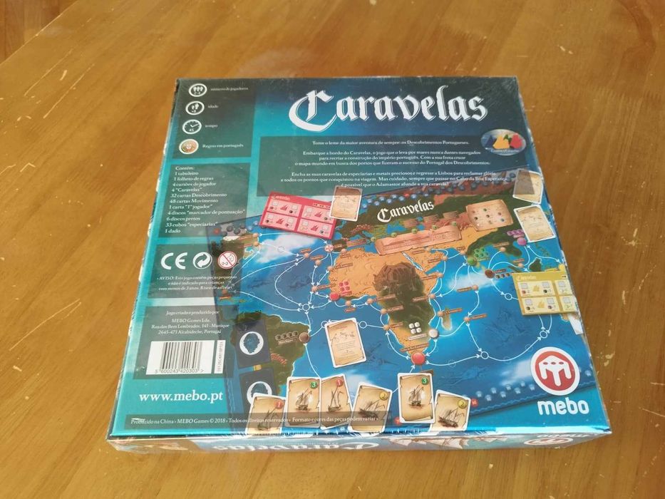 Jogo de Tabuleiro Caravelas (Mebo Games)