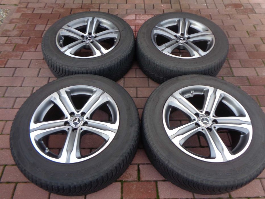 Alufelgi 18 Mercedes GLC X253 C253 z oponami wielosezonowymi ORG 5x112