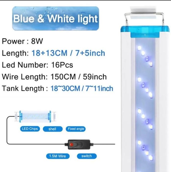 Nowa belka oświetleniowa LED 8w