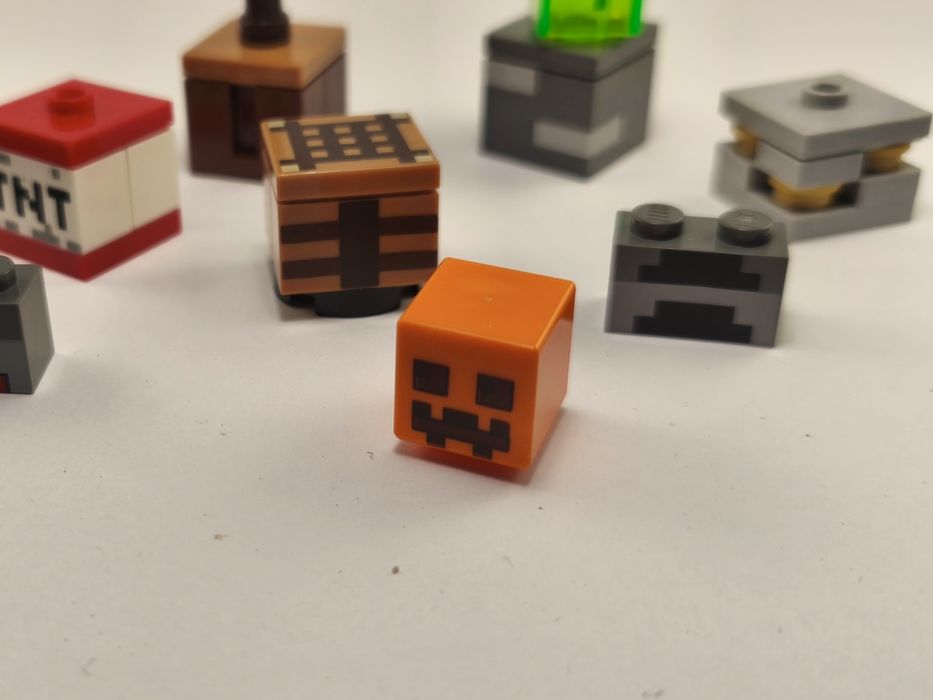 LEGO Minecraft mix elementów dynia TNT piec