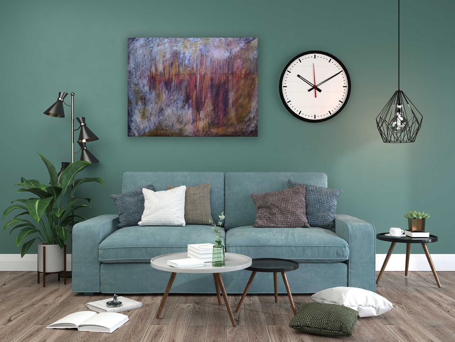 Obraz akrylowy na płótnie "Koherencja" ręcznie malowany 80 x 60 cm