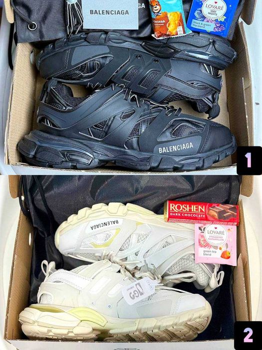 ‼️Кросівки Balenciaga Track Black та White | Унісекс | Розміри 36 - 45
