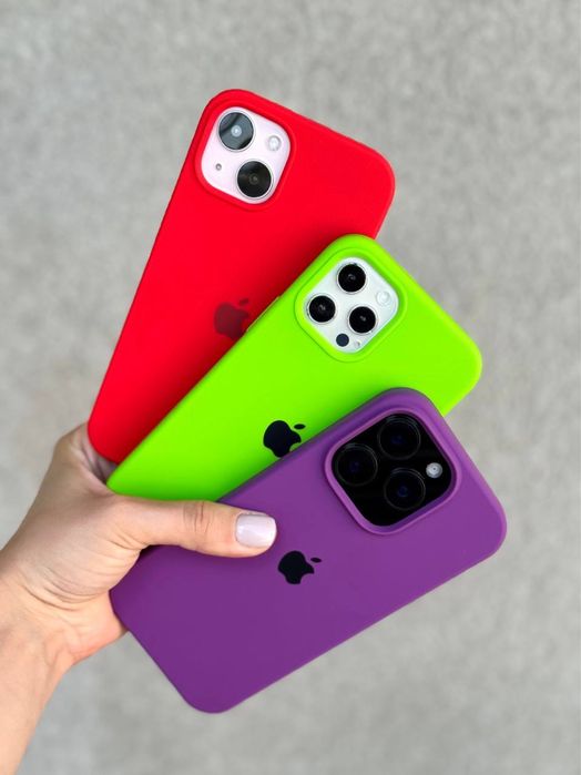 Чохол на Айфон 16 про та інші, силіконовий silicone case pro max