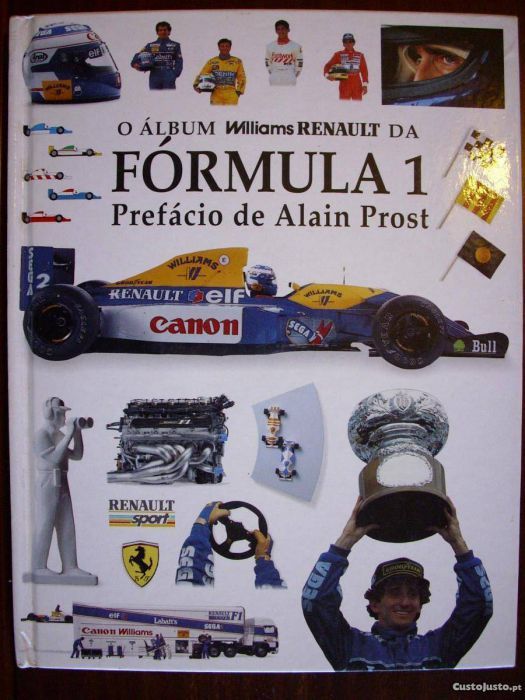 Álbum Williams Renault da Formula 1livro colecionador