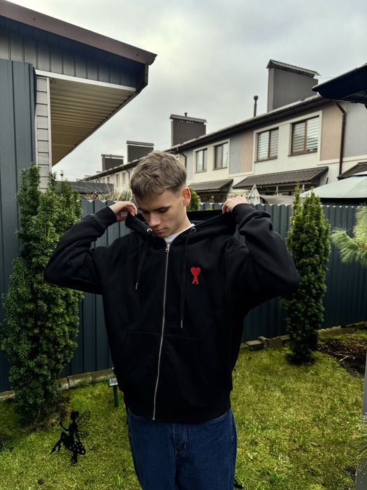 Зіпка амі | зіп худі AMI | кофта амі | чоловічі та жіночі кофти Амі