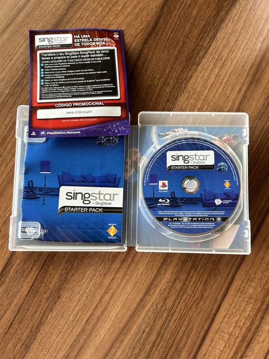 Sing Star Microfones sem fios, + Jogos Abba & Starter Pack