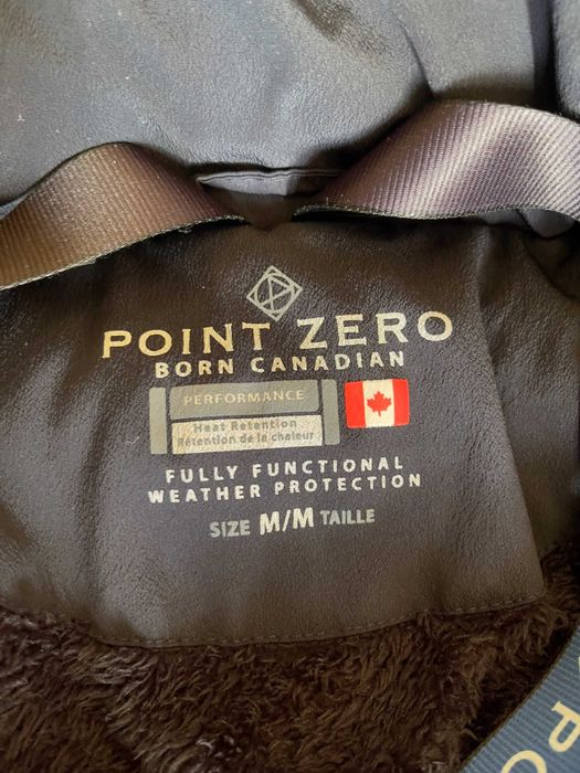 POINT ZERO CANADA - LEVI Long Puffer CASACO quase novo tamanho Medio