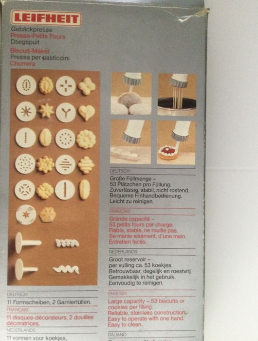 Maszynka do ciasteczek Leifheit - NOWA - ciastka