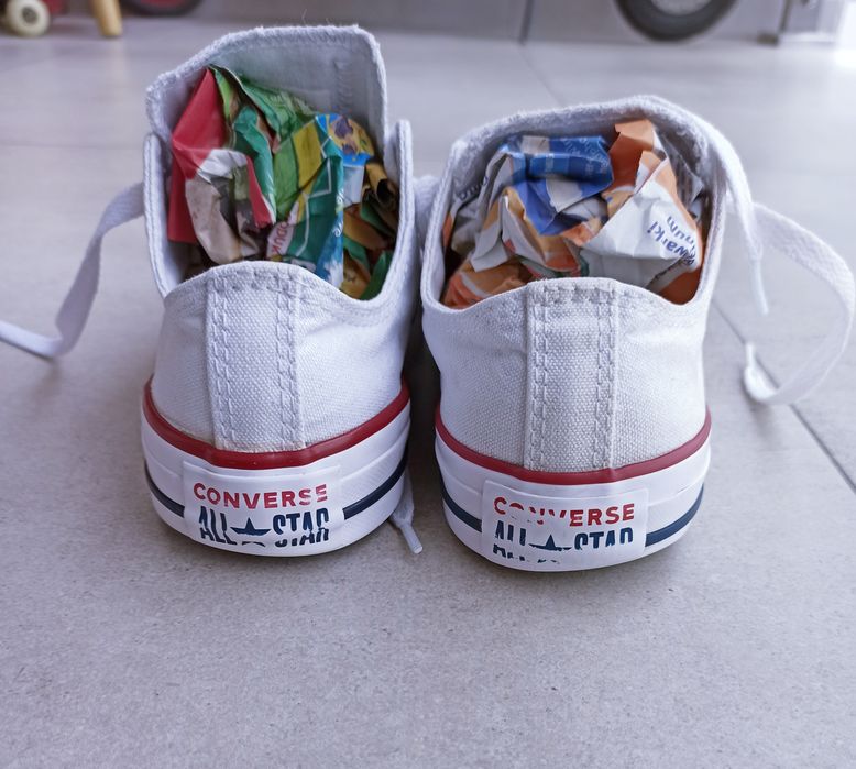 CONVERSE oryginalne białe trampki damskie rozmiar  36,5