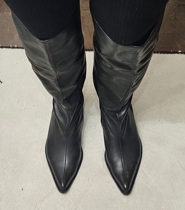 Buty oficerki , kozaki skórzane r. 41