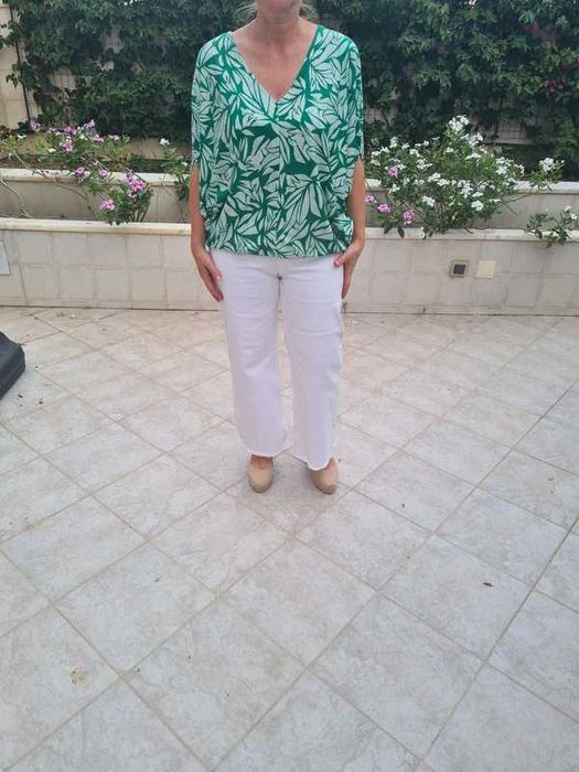 Blusa larga verde da Vintage Bazaar