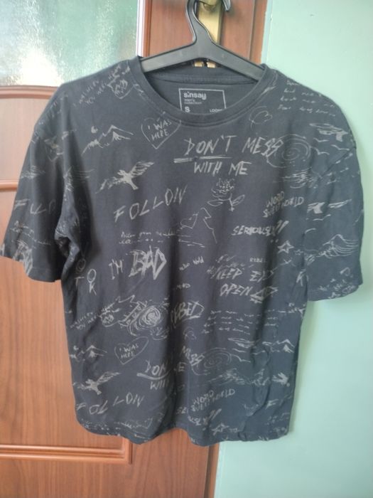 T-shirt męski Sinsay