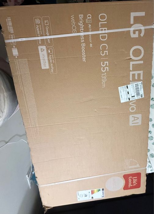 Tv lg  oled nova em caixa