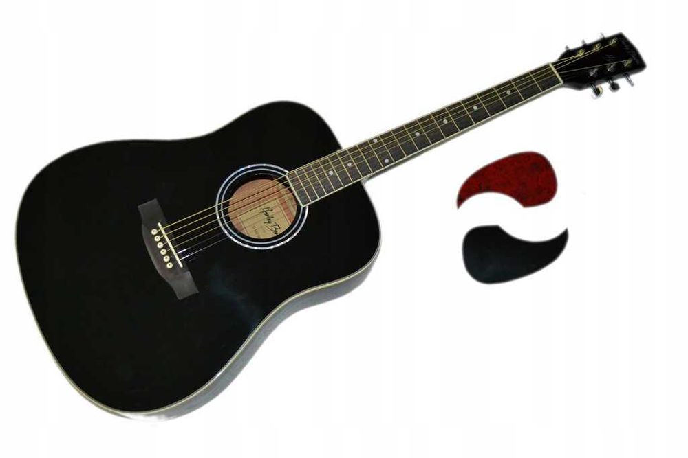 Harley Benton D-120 BK nowa gitara akustyczna  -USTAWIONA!