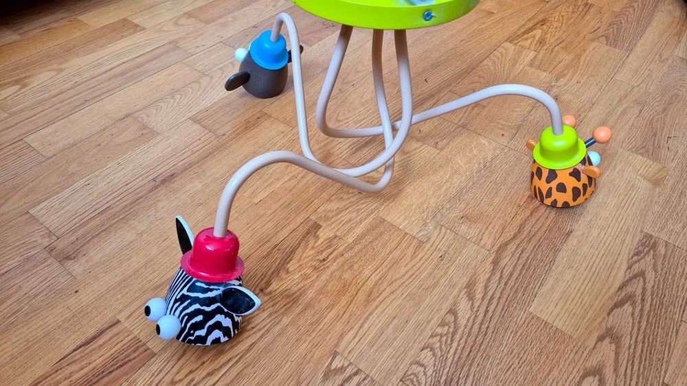 Lampka sufitowa z motywem zwierzęcym - żyrafa, małpka i zebra