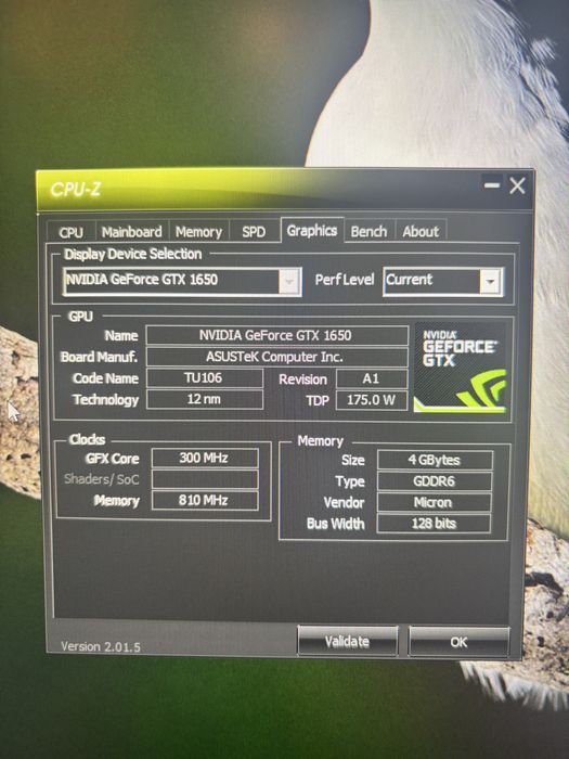 Видеокарта Asus gtx 1650 4g