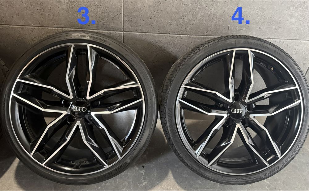 19 cali Audi A4 b9 b8 b7 A3 felgi koła komplet 5x112 ET45 8.5J 2024r