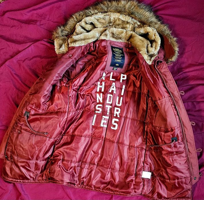 Продам крутую оригинальную куртку парку alpha industries n3b limited e