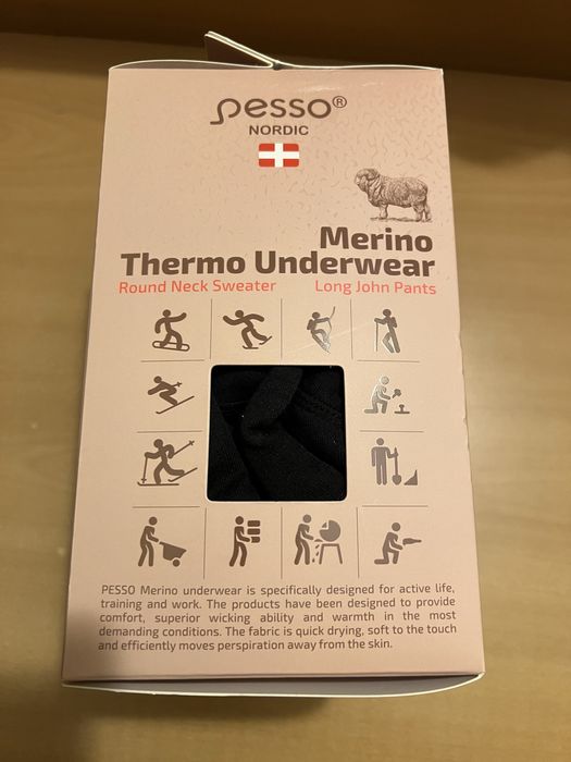 Термокомплект Pesso (Nordic) з мериносової вовни