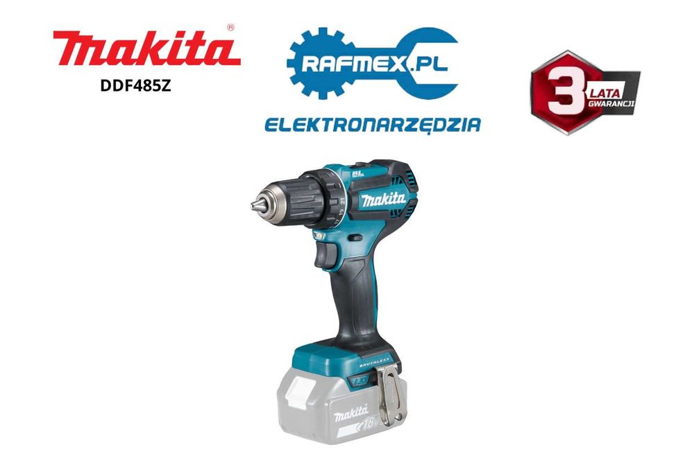 Wiertarko Wkrętarka Makita DDF485Z 18V LXT 3 Lata Gwarancji