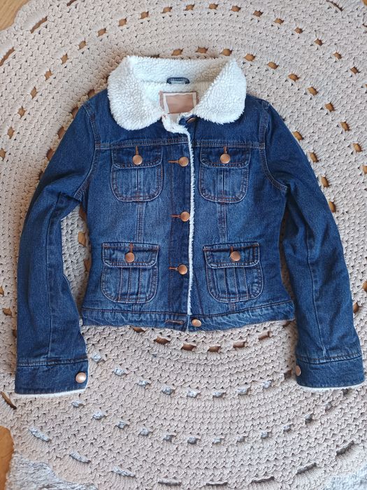 Denim Co jeansowa kurtka na kożuszku nowa 36