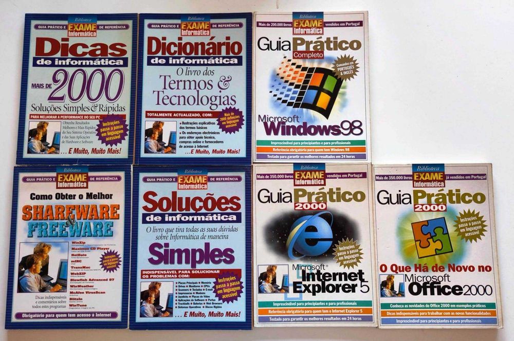 Coleção Livros da Biblioteca Exame Informática (18 Volumes)