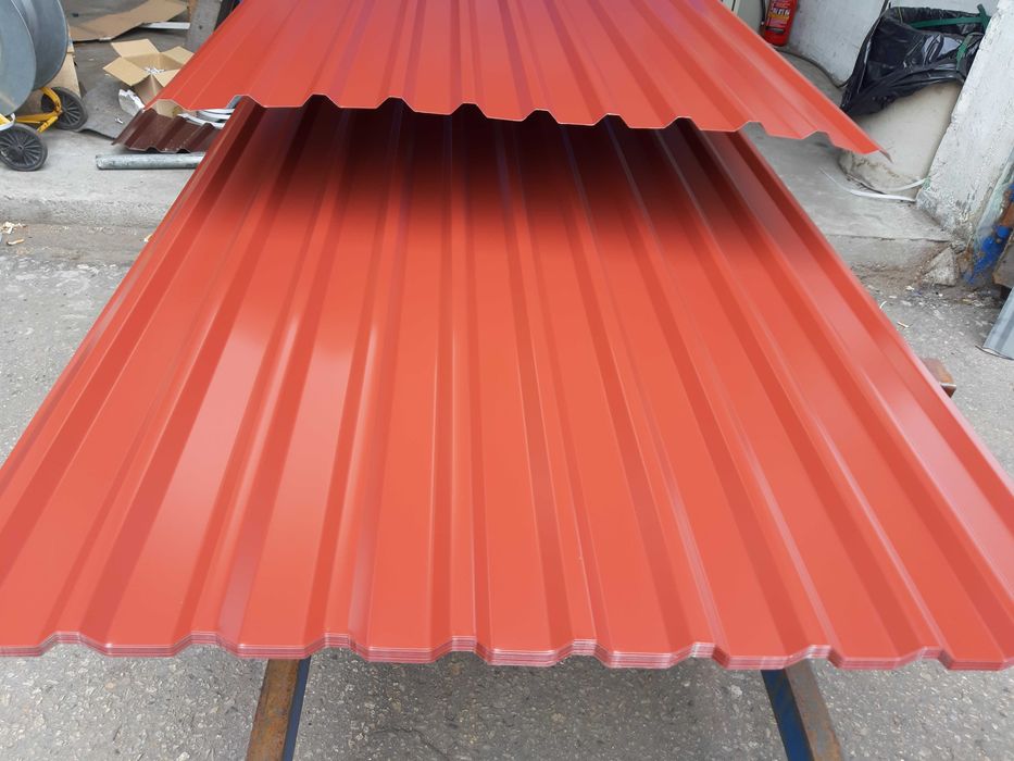 Blacha czerwona trapez dach ral 3009 dachowa