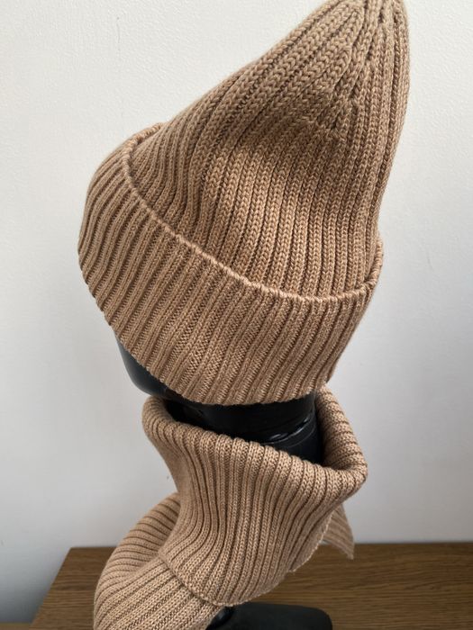 Комплект шапка и снуд меринос Италия