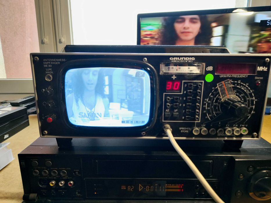 Grundig Antennenmess Empfänger ME 80 miernik antenowy vintage