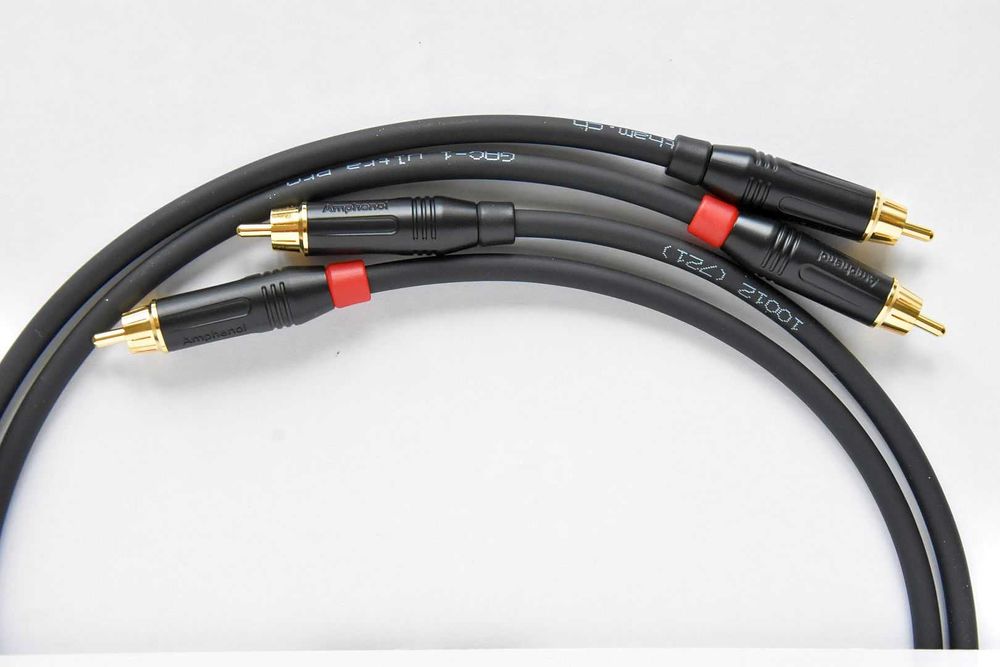 Komplet interkonekt gramofon GOTHAM 75/100/125 RCA Neutrik Amphenol