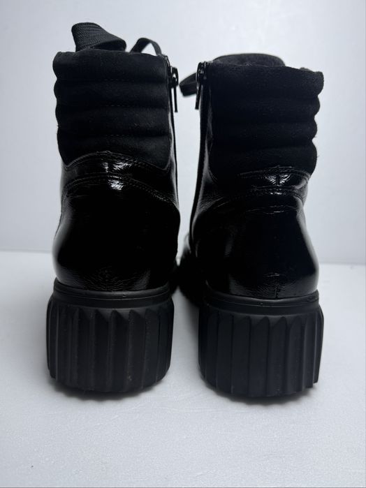 Waldläufer czarne botki damskie skóra naturalna tęgość H r.42 wkł: 27