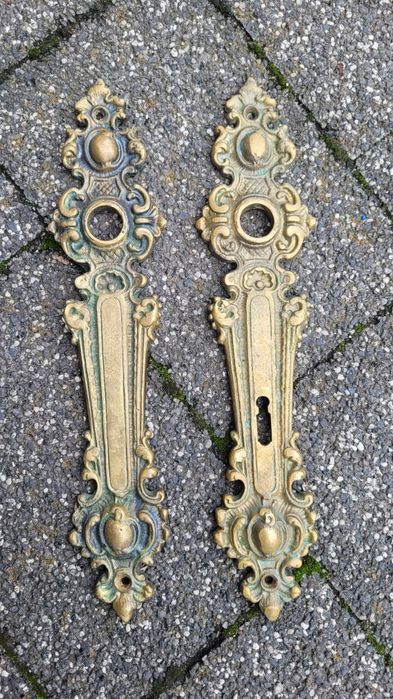 Stare szyldy do drzwi mosiężne