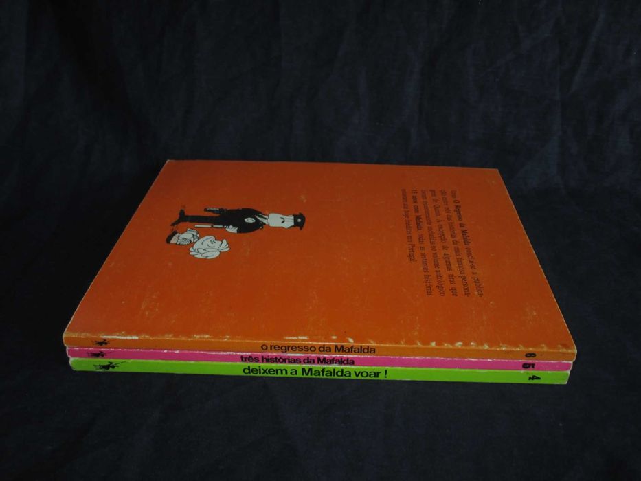 Livros BD Mafalda Quino Dom Quixote anos 80