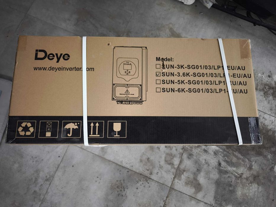 DEYE Jednofazowy falownik hybrydowy SUN-3.6K-SG03LP1-EU