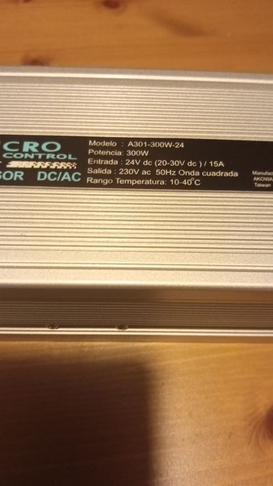 Micro Control 300 watts NOVO