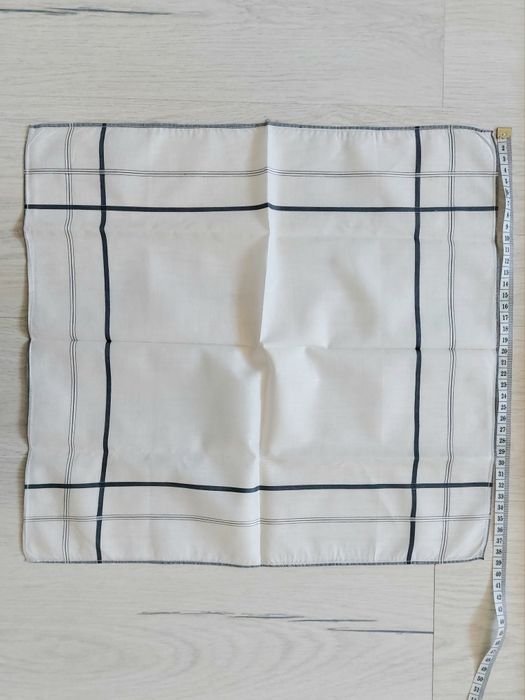 Chusteczki męskie materiałowe retro PRL