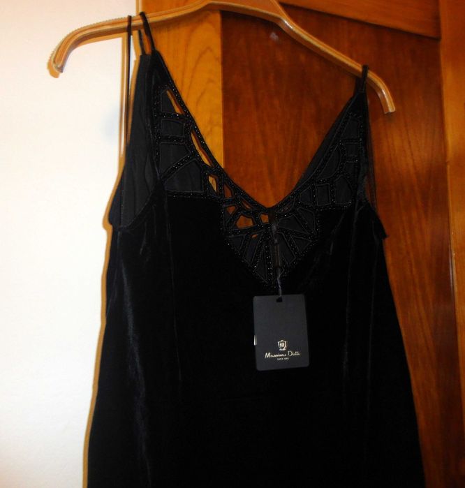 Top veludo Massimo Dutti