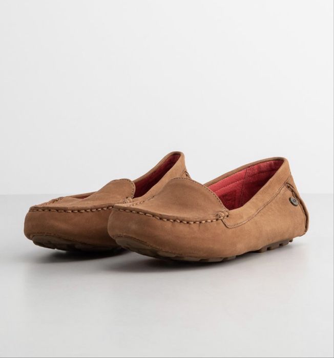 UGG Milana - damskie brązowe MOKASYNY skóra - rozm. 41 wkładka 27cm