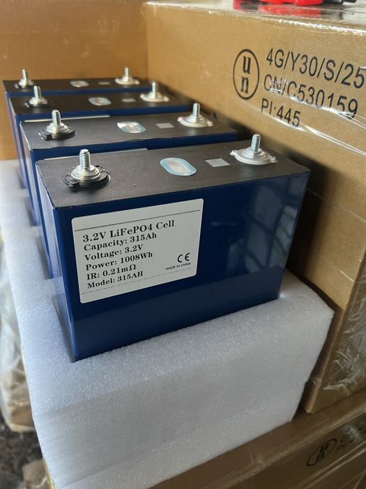 Комірки LiFePO4 315Ah Grade «А»