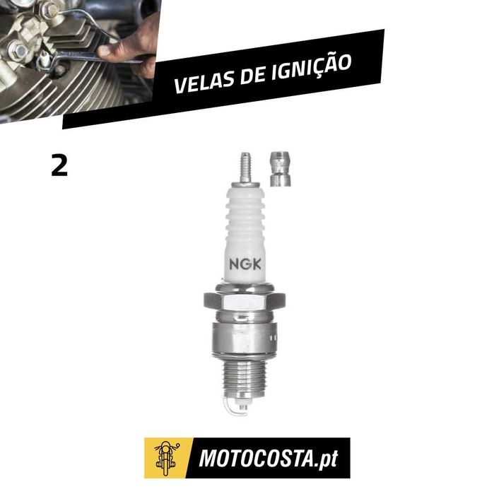 Velas de Ignição NGK - Vários Modelos Disponíveis Séries A B BK BP BR C CR D G I J L P R e mais