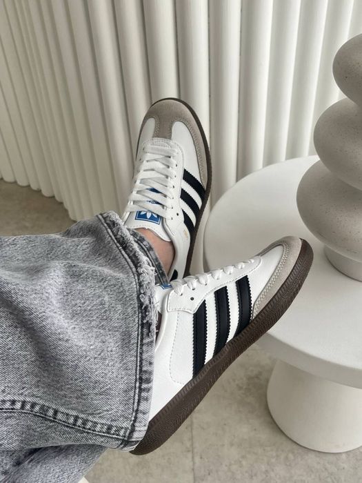 Жіночі кросівки Adidas Samba White адідас самба