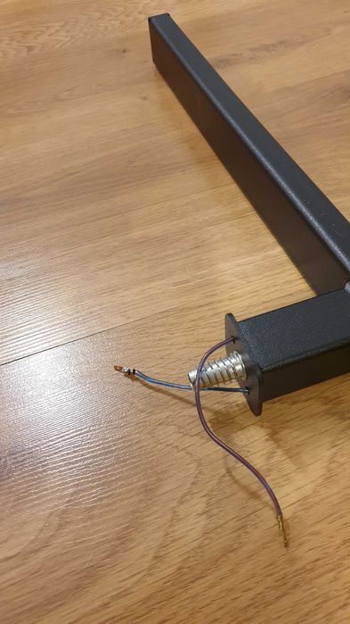Antaba pochwyt drzwiowy czarna + przycisk pod elektrozamek  150cm