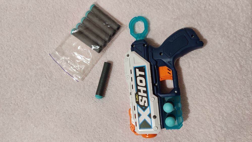 Скорострельный бластер X-Shot, бластер, пістолет іграшковий