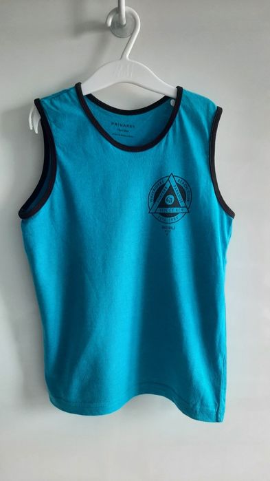 Primark bokserka koszulka bez rękawów 7-8 128
