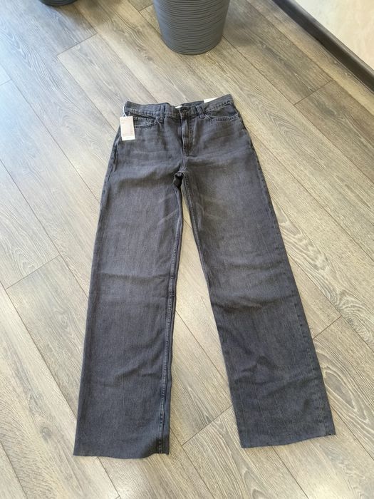 Джинсы широкие MANGO 38