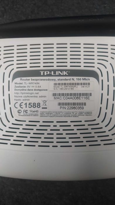 Router TP-LINK 150Mb/s